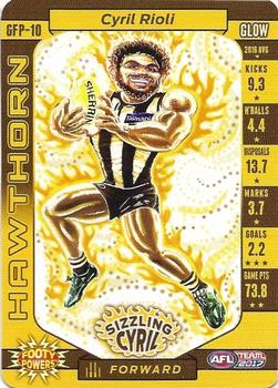 2017 Team Zone AFL Team - Footy Powers Glow #GFP-10 Cyril Rioli Front